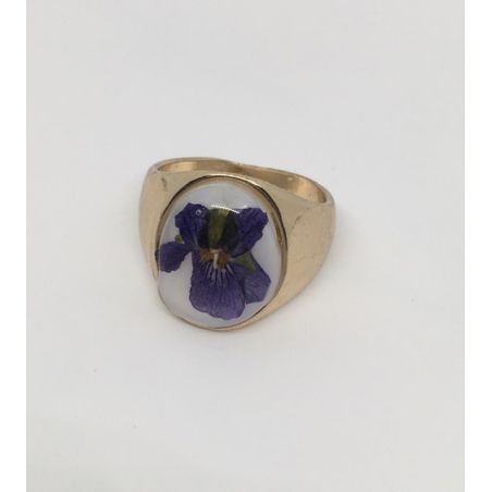 Bague petite violette