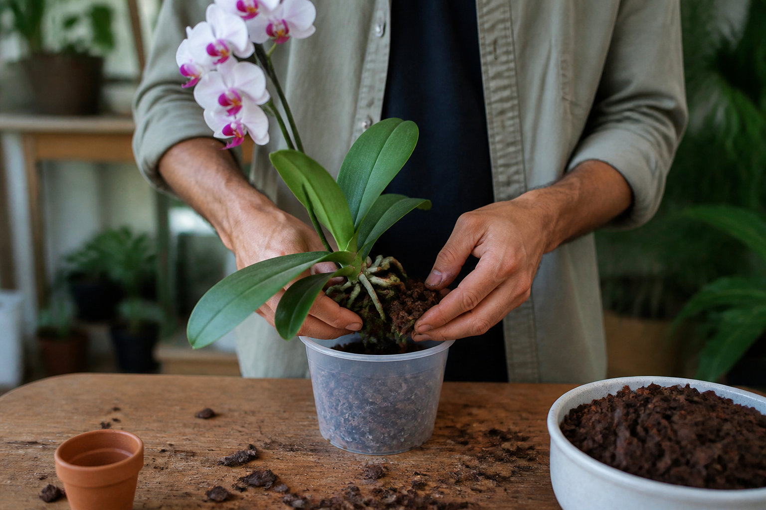 Comment réussir l'installation dans le nouveau pot ?